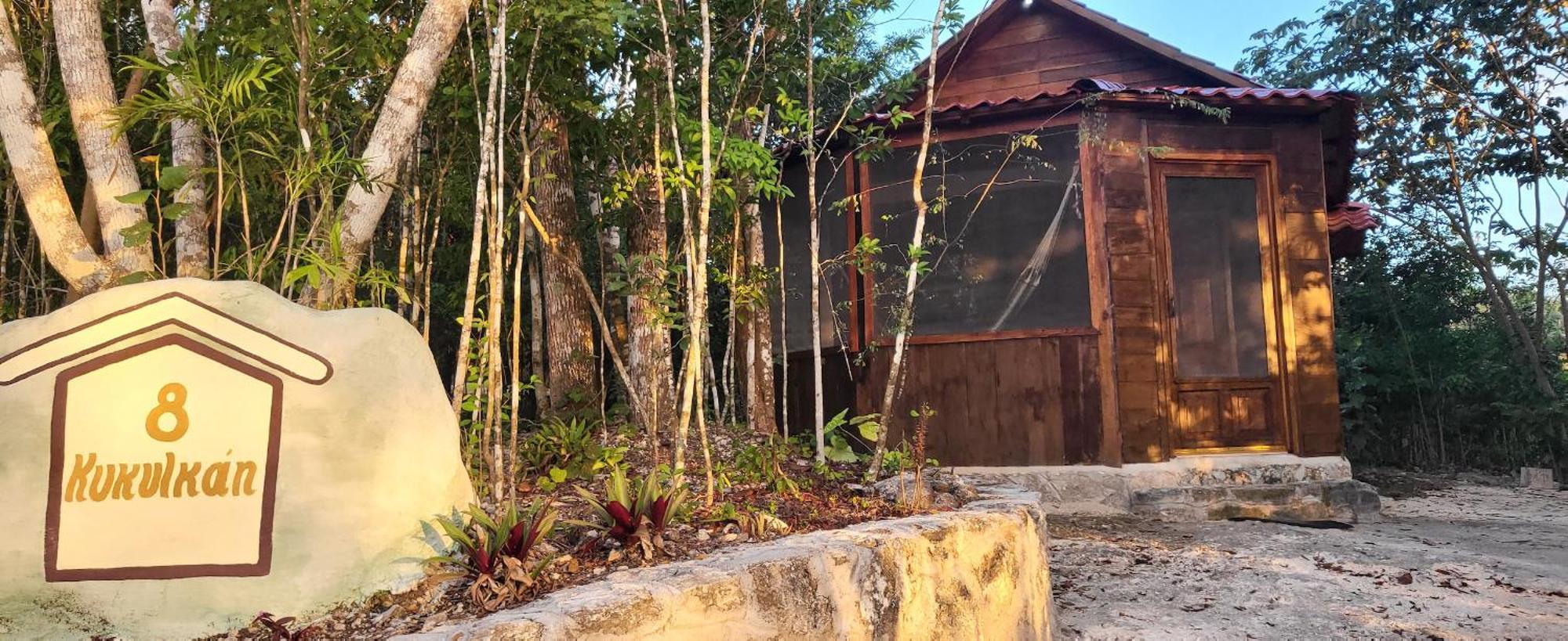 Villa Eco Aldea kinich Ahau Xpujil Exterior foto