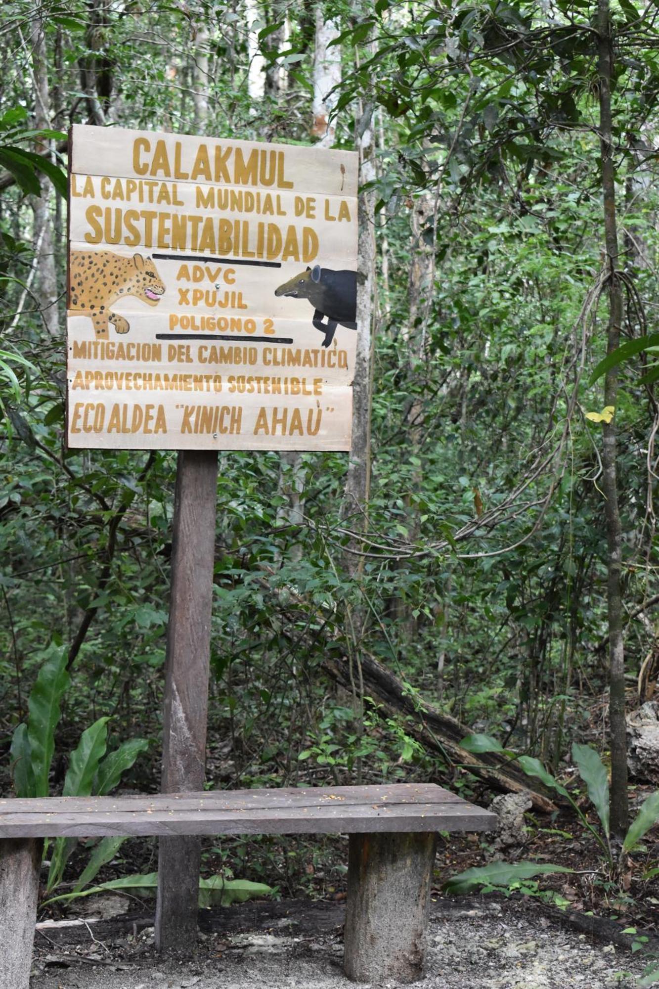 Villa Eco Aldea kinich Ahau Xpujil Exterior foto