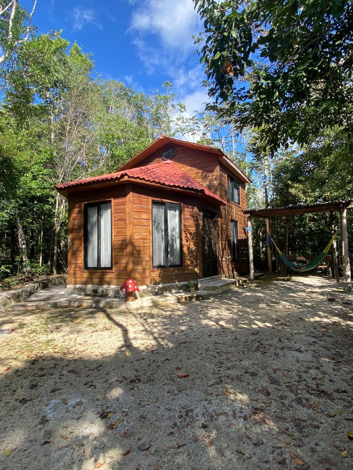 Villa Eco Aldea kinich Ahau Xpujil Exterior foto